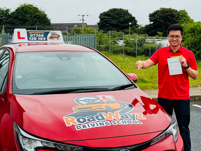 Lotanna Ireneaus passed driving test