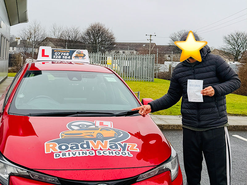 Lotanna Ireneaus passed driving test